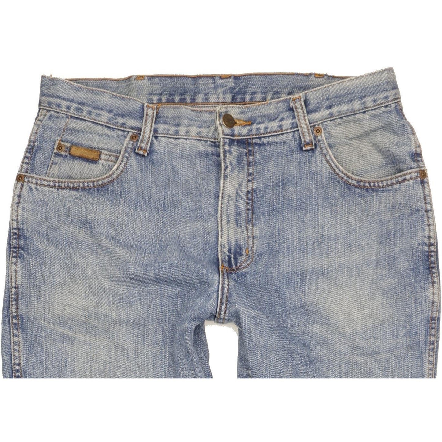 Wrangler Men Blue Straight Regular Stretch Jeans W32 L30