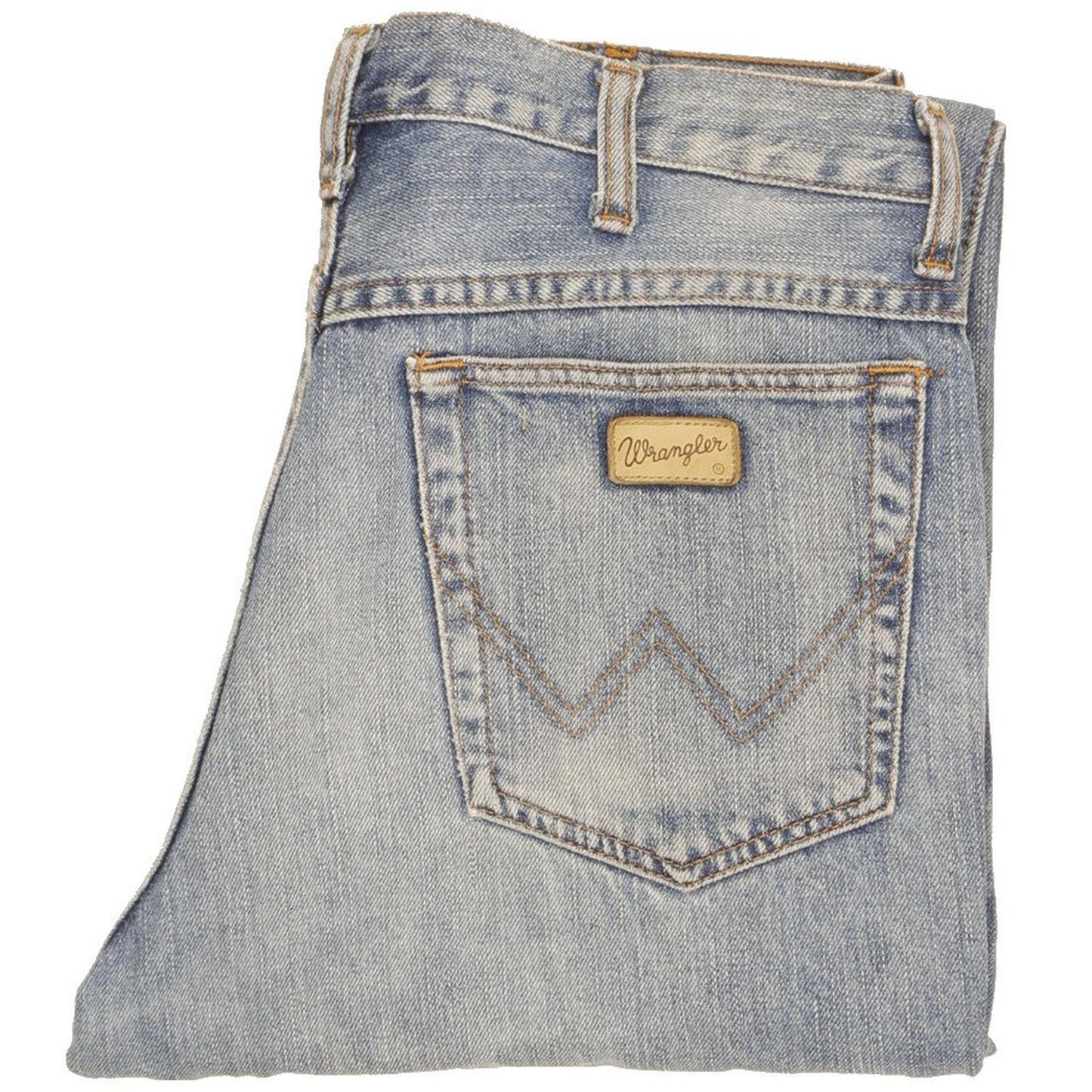 Wrangler Men Blue Straight Regular Stretch Jeans W32 L30