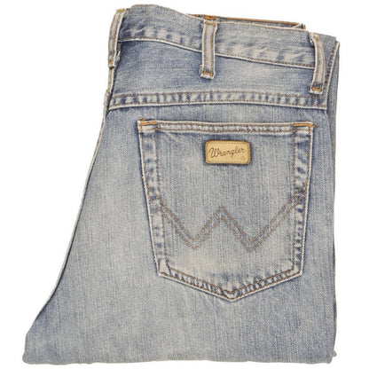 Wrangler Men Blue Straight Regular Stretch Jeans W32 L30