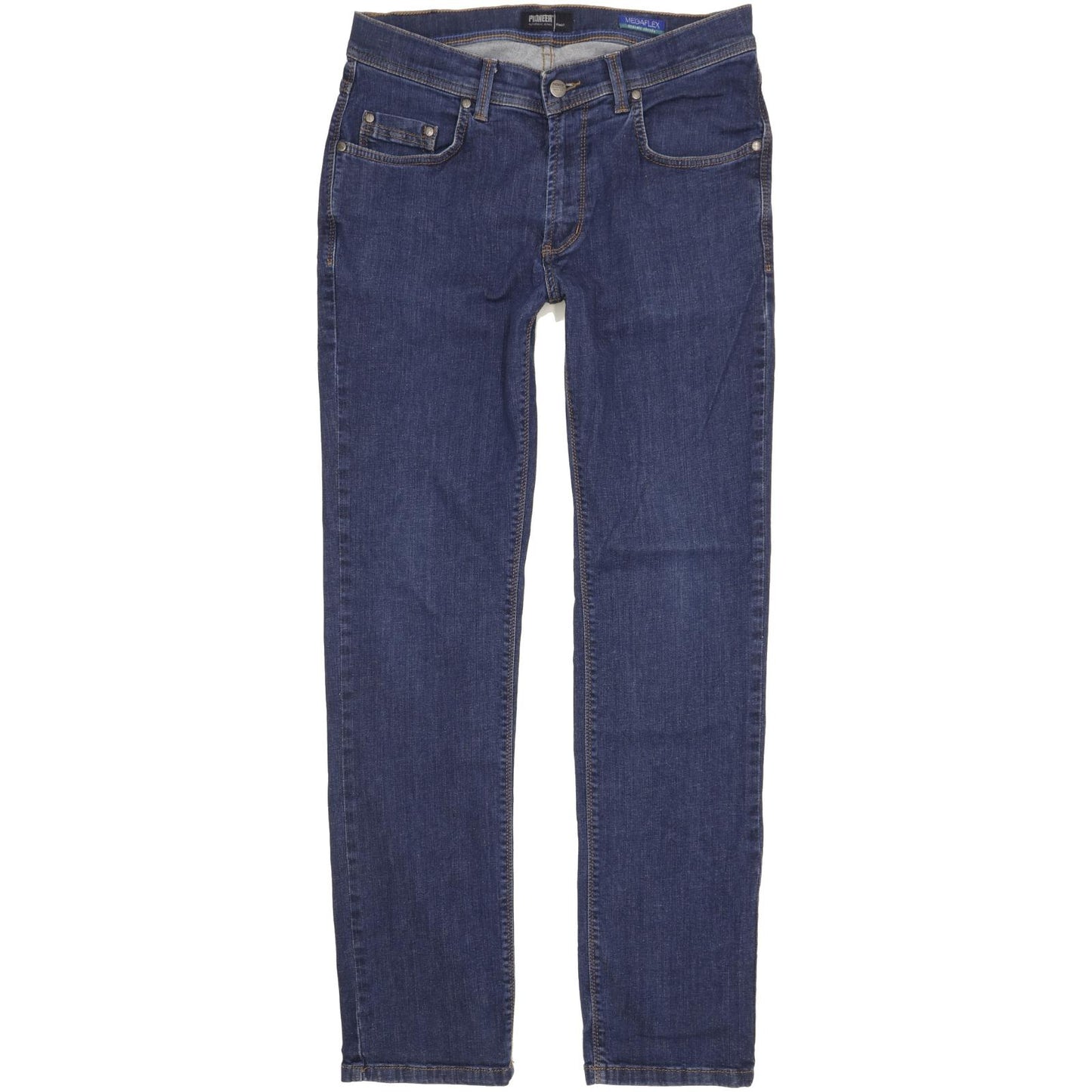 Pioneer Rando Men Blue Straight Slim Stretch Jeans W33 L32