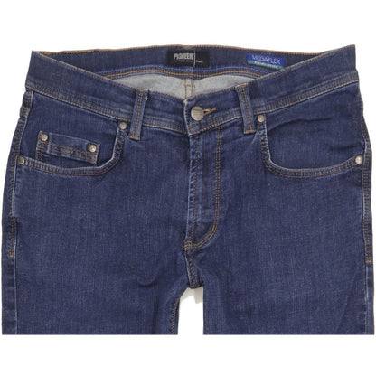 Pioneer Rando Men Blue Straight Slim Stretch Jeans W33 L32