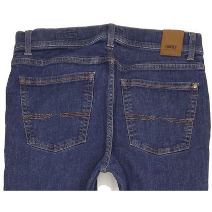 Pioneer Rando Men Blue Straight Slim Stretch Jeans W33 L32