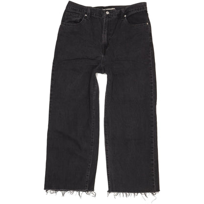 Levi's Men Black Straight Loose Jeans W32 L27