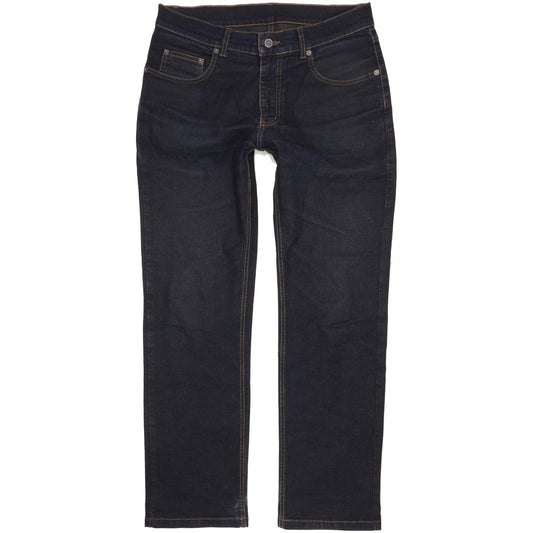 Pioneer Men Navy Straight Regular Stretch Jeans W34 L30