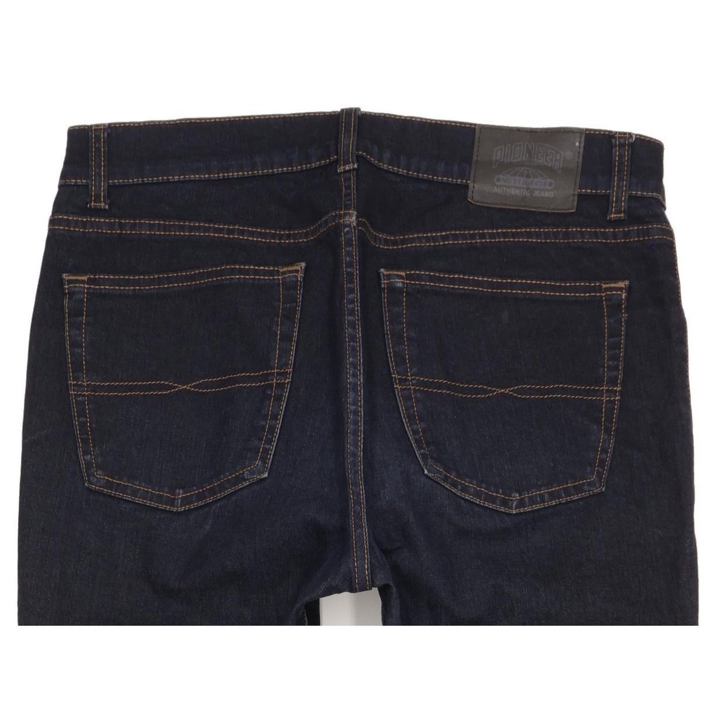 Pioneer Men Navy Straight Regular Stretch Jeans W34 L30
