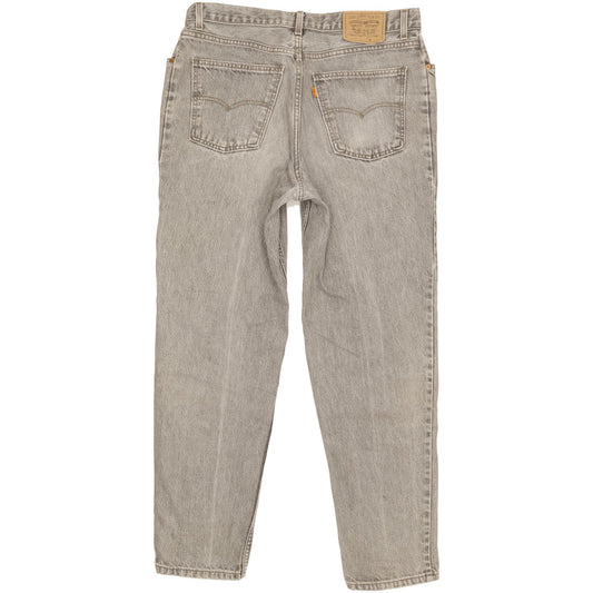 Levi's 726 Men Grey Tapered Relaxed Jeans W36 L32