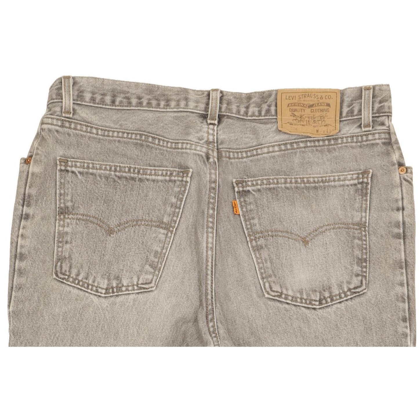 Levi's 726 Men Grey Tapered Relaxed Jeans W36 L32