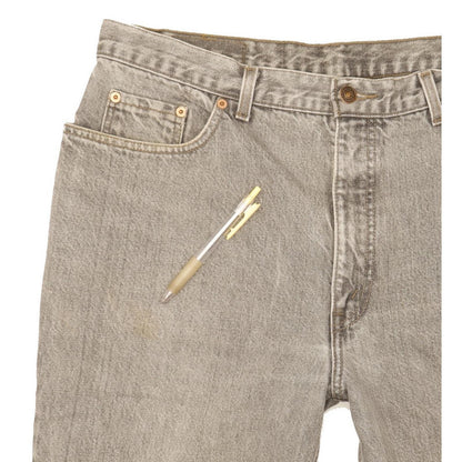Levi's 726 Men Grey Tapered Relaxed Jeans W36 L32