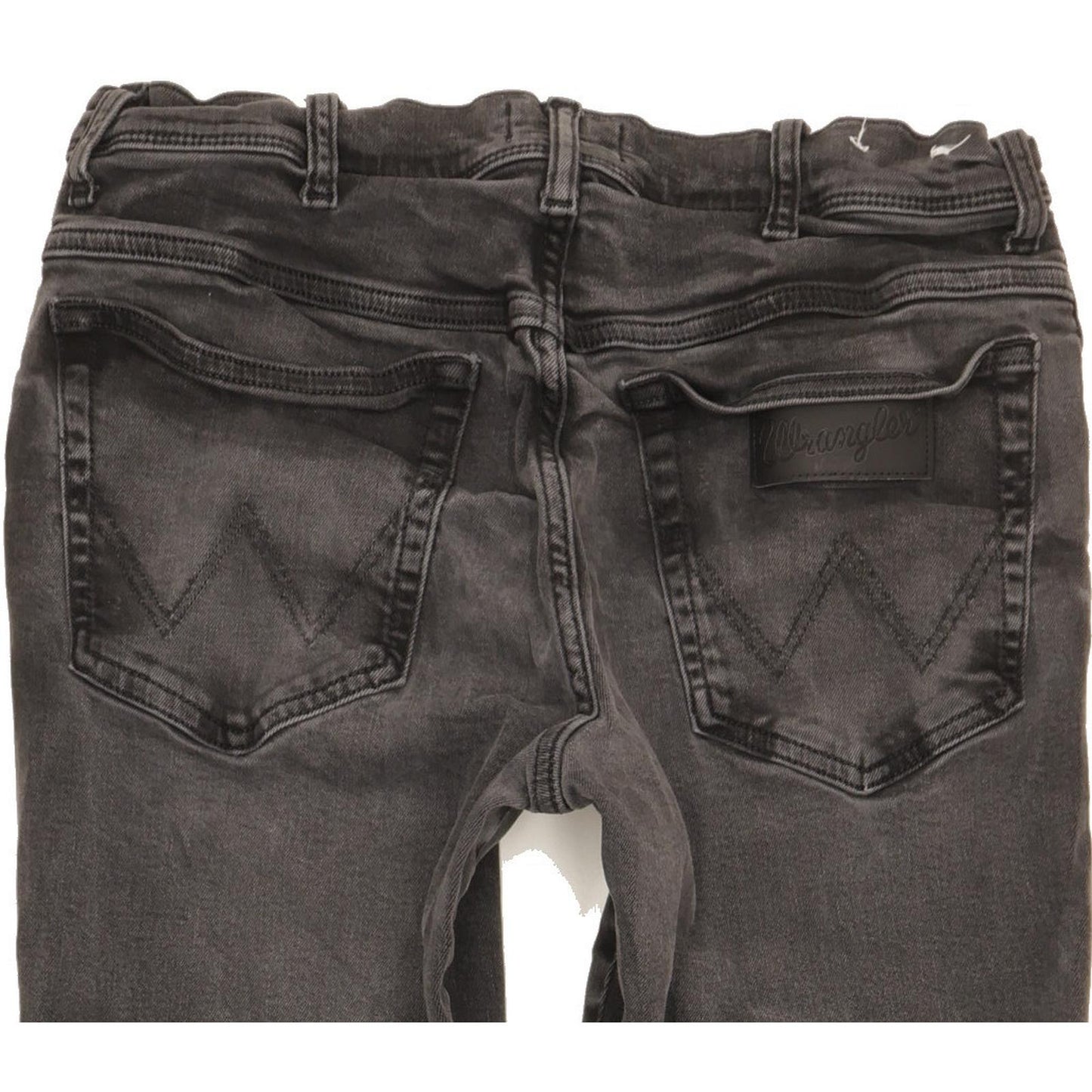 Wrangler Texas Men Black Straight Slim Stretch Jeans W34 L31