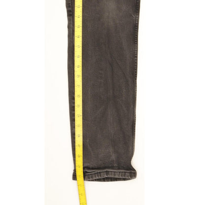 Wrangler Texas Men Black Straight Slim Stretch Jeans W34 L31