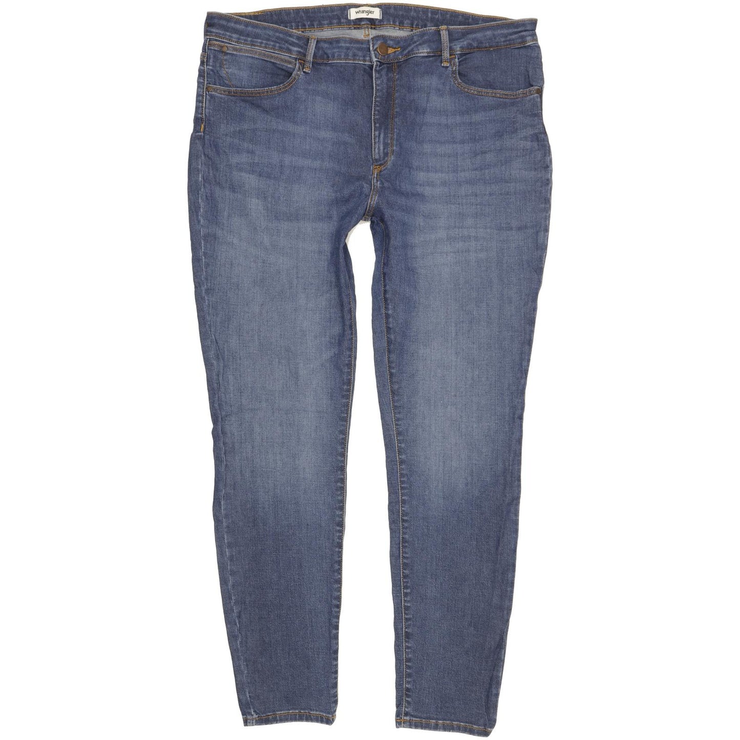 Wrangler Blue Skinny Slim Stretch Jeans High Waisted W34 L30