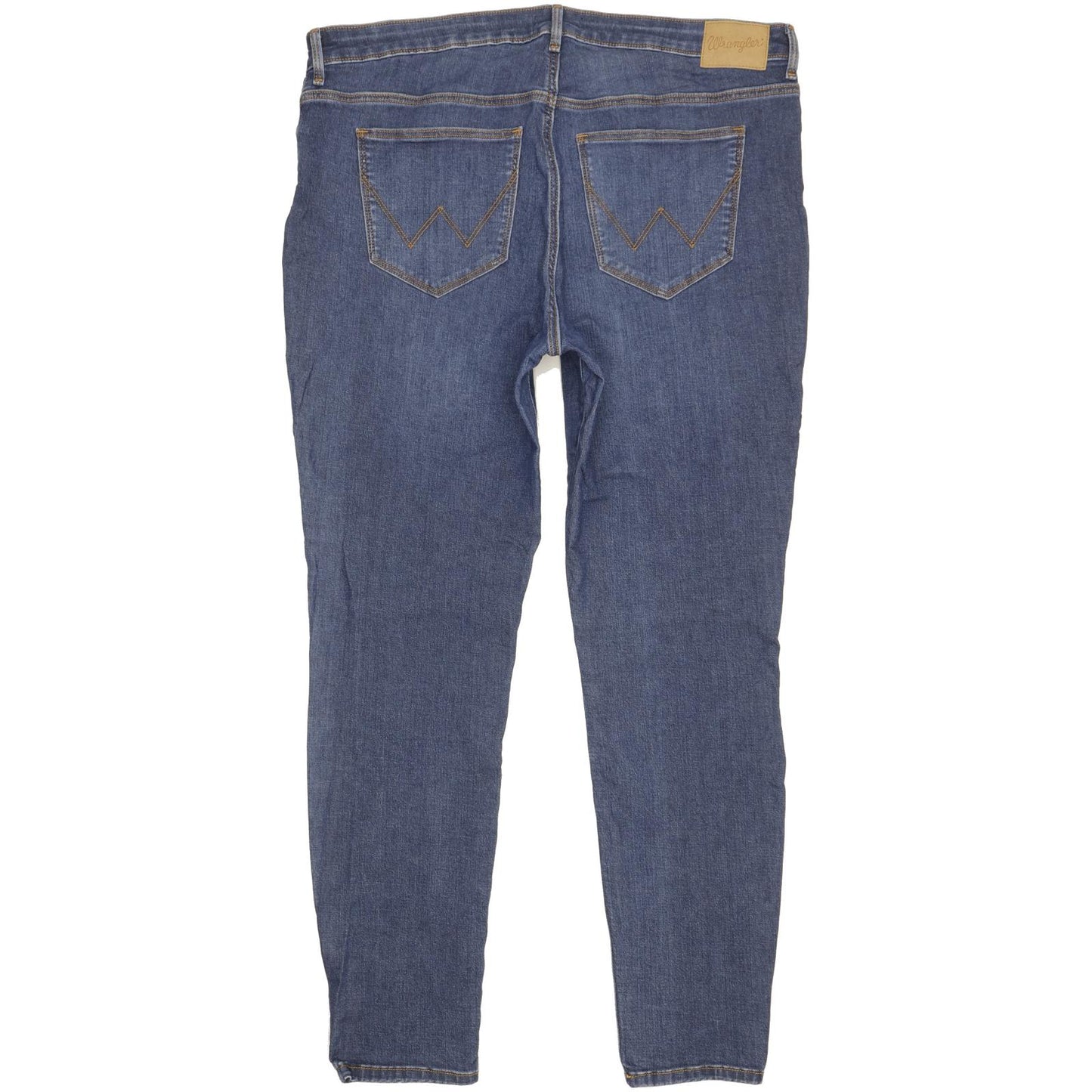 Wrangler Blue Skinny Slim Stretch Jeans High Waisted W34 L30