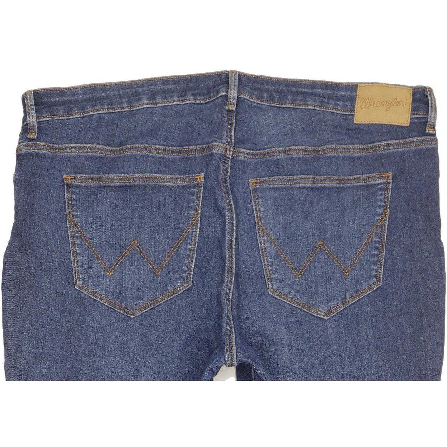 Wrangler Blue Skinny Slim Stretch Jeans High Waisted W34 L30