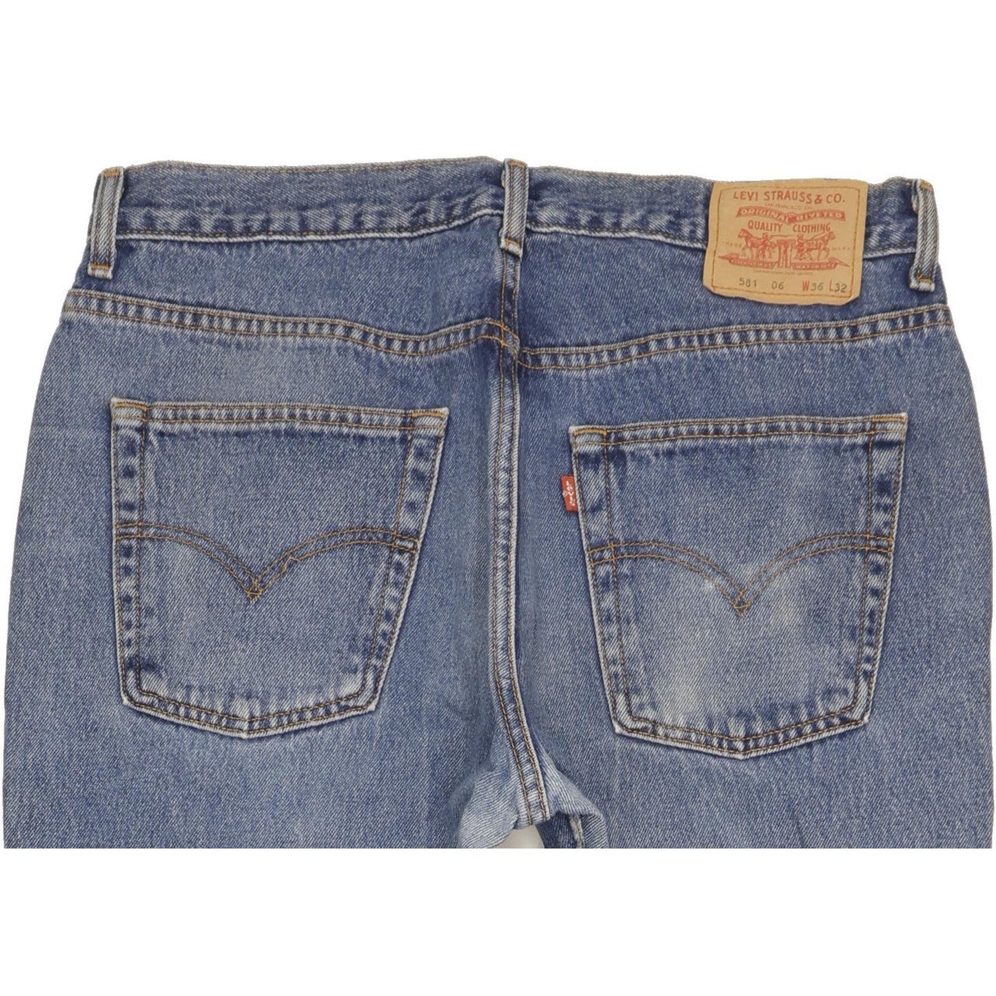 Levi's 581 Men Blue Straight Regular Jeans W36 L31