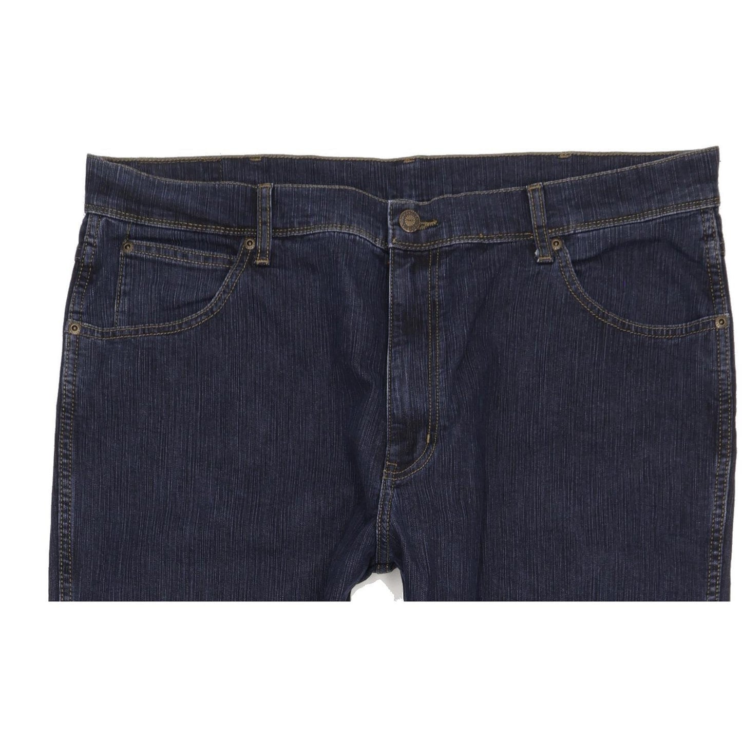 Wrangler Durable Quality Men Blue Straight Regular Stretch Jeans W40 L32