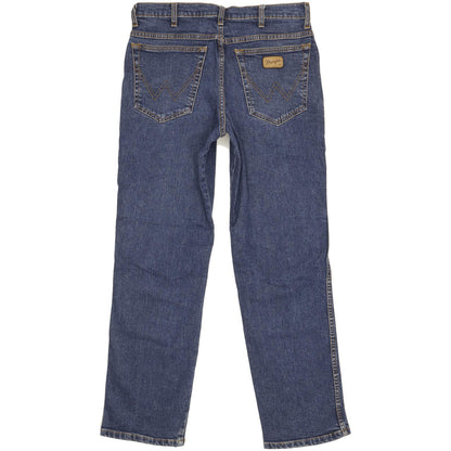 Wrangler Men Blue Straight Regular Stretch Jeans W32 L29