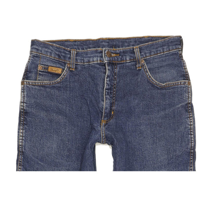 Wrangler Men Blue Straight Regular Stretch Jeans W32 L29