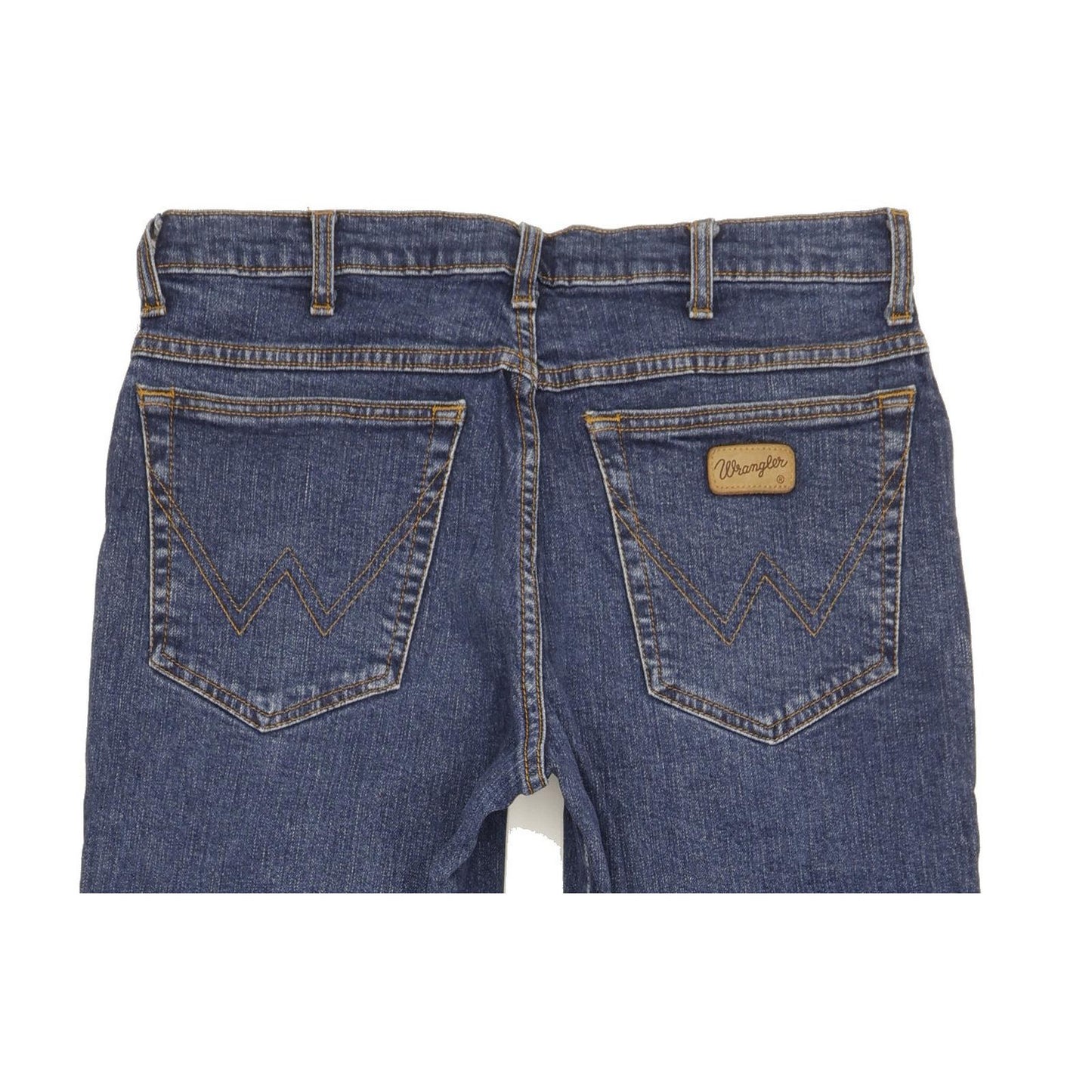 Wrangler Men Blue Straight Regular Stretch Jeans W32 L29