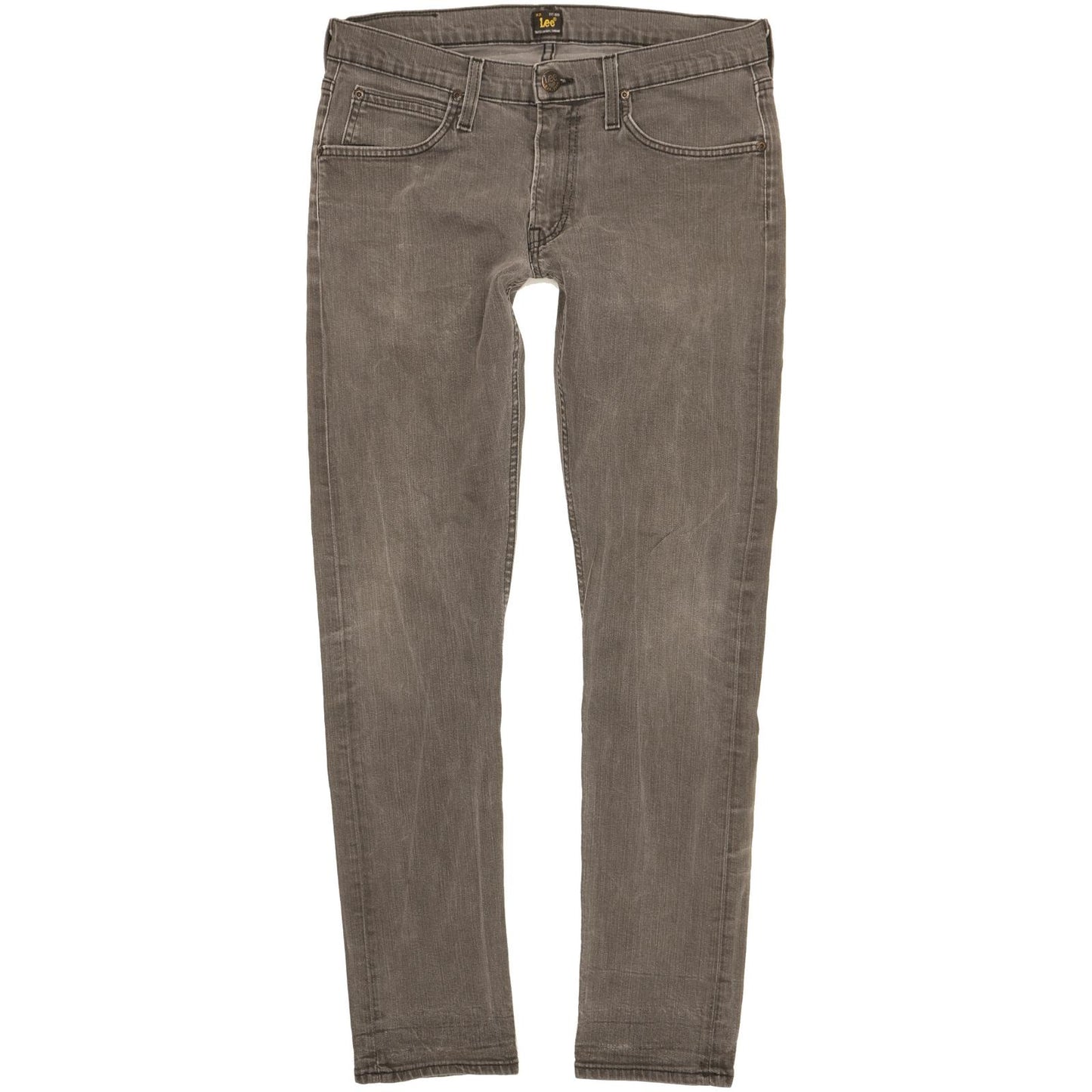 Lee Luke Men Grey Skinny Slim Stretch Jeans W31 L30
