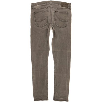 Lee Luke Men Grey Skinny Slim Stretch Jeans W31 L30