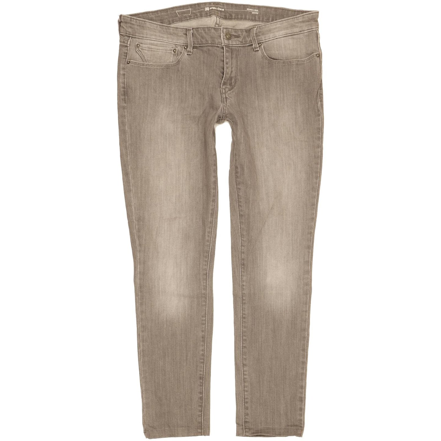 Levi's Slight Curve Women Grey Skinny Slim Stretch Jeans W31 L28