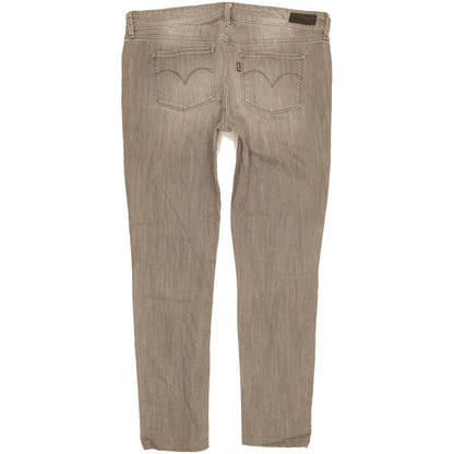 Levi's Slight Curve Women Grey Skinny Slim Stretch Jeans W31 L28