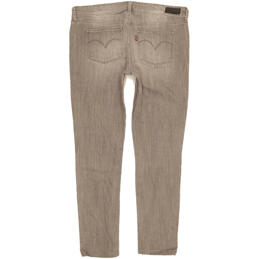 Levi's Slight Curve Women Grey Skinny Slim Stretch Jeans W31 L28