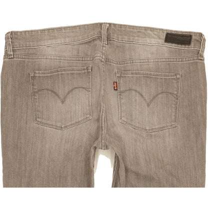 Levi's Slight Curve Women Grey Skinny Slim Stretch Jeans W31 L28
