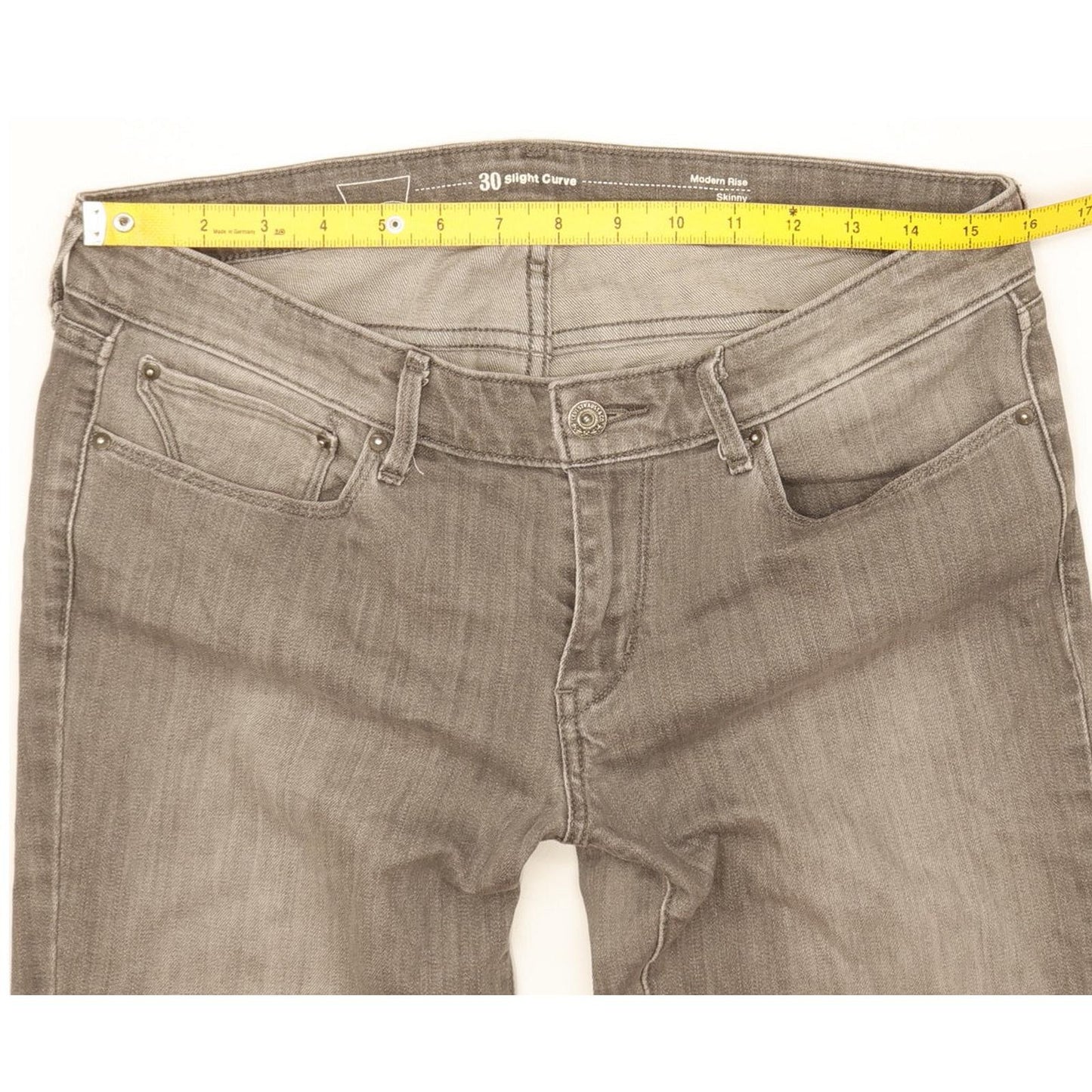 Levi's Slight Curve Women Grey Skinny Slim Stretch Jeans W31 L28