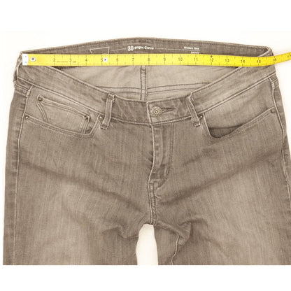 Levi's Slight Curve Women Grey Skinny Slim Stretch Jeans W31 L28
