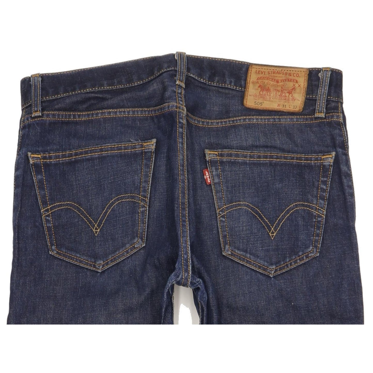 Levi's 505 Men Blue Straight Regular Jeans W32 L32