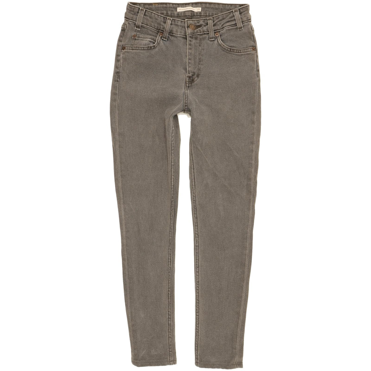 Levi's 721 Vintage Women Grey Skinny Slim Jeans W25 L27