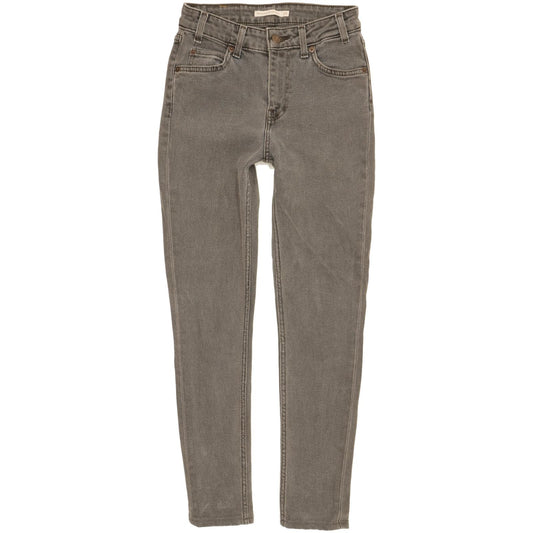 Levi's 721 Vintage Women Grey Skinny Slim Jeans W25 L27