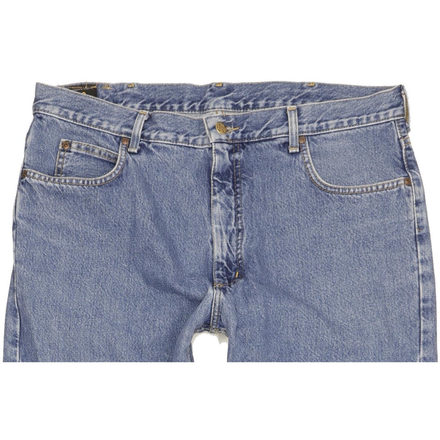 Lee Portland Men Blue Straight Regular Jeans W38 L31