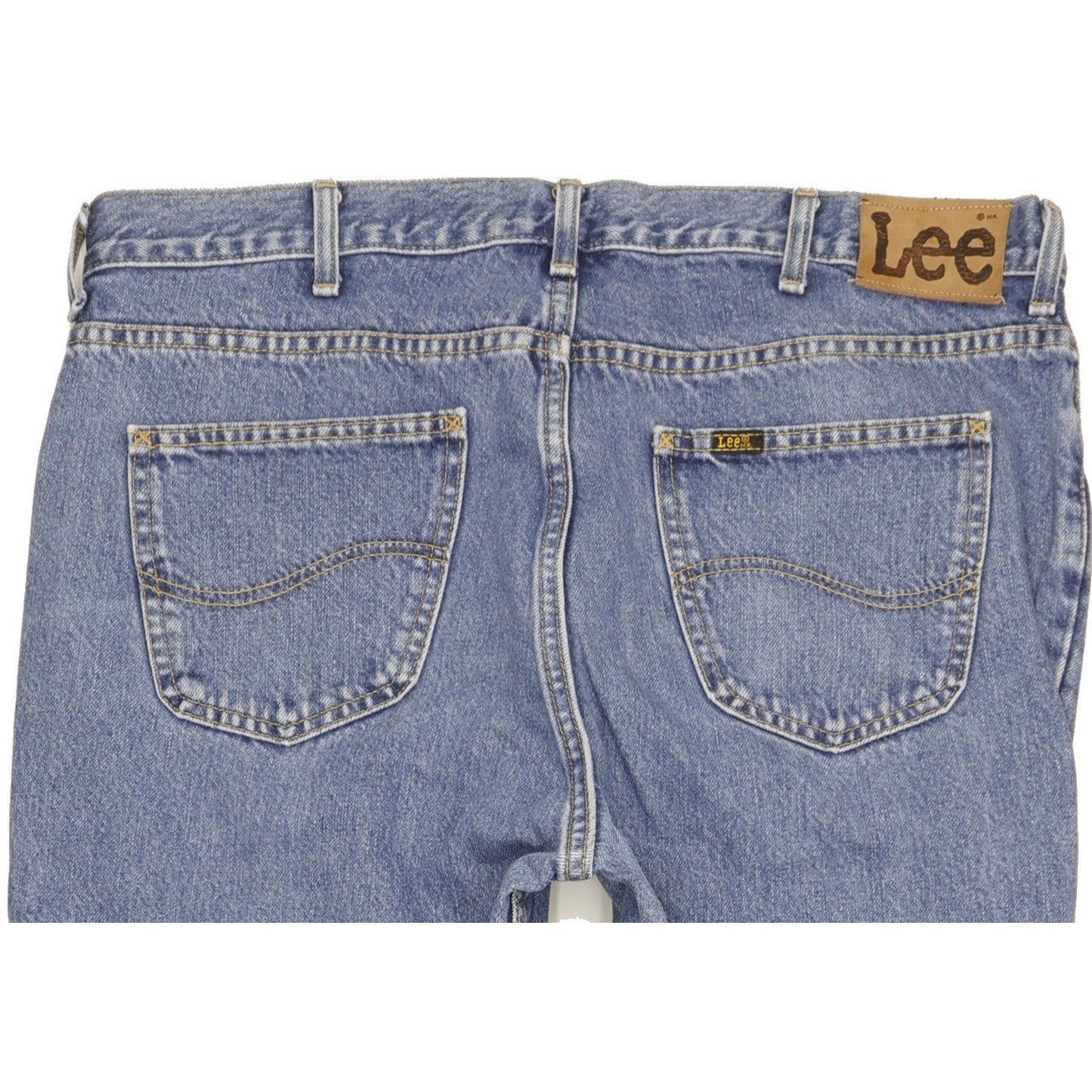 Lee Portland Men Blue Straight Regular Jeans W38 L31
