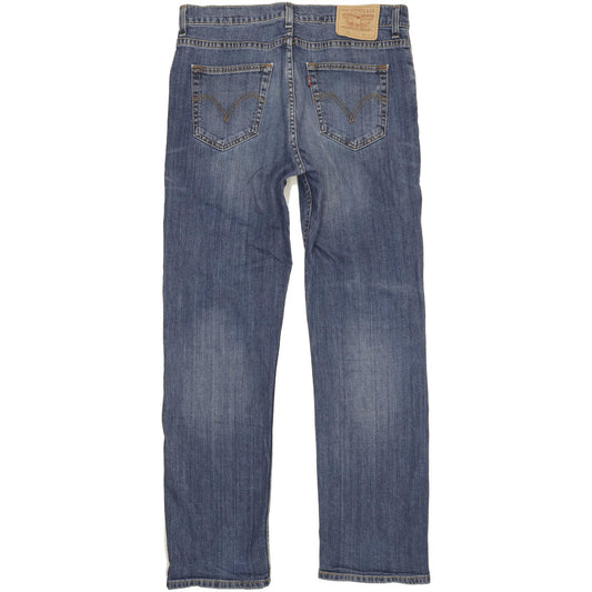 Levi's 752 Men Blue Straight Regular Stretch Jeans W33 L32