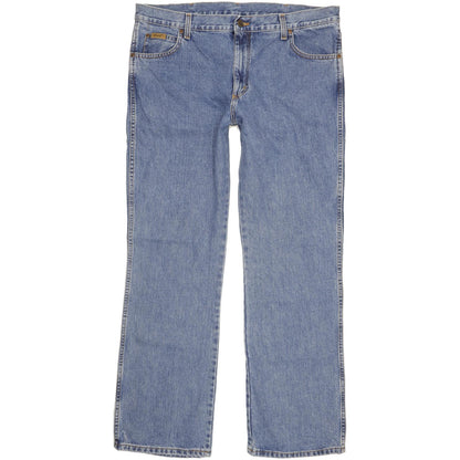 Wrangler Men Blue Straight Regular Jeans W38 L34