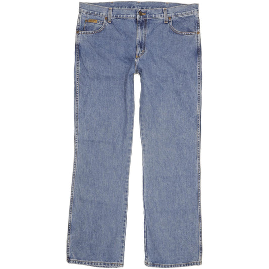 Wrangler Men Blue Straight Regular Jeans W38 L34