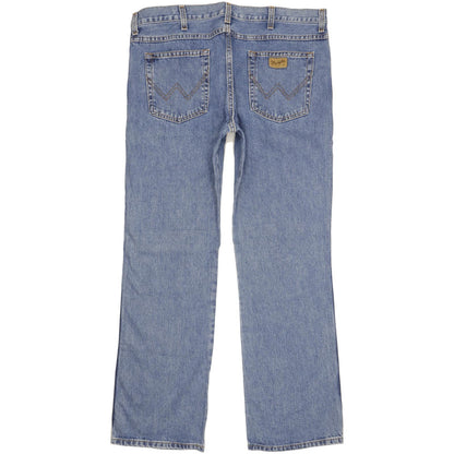 Wrangler Men Blue Straight Regular Jeans W38 L34