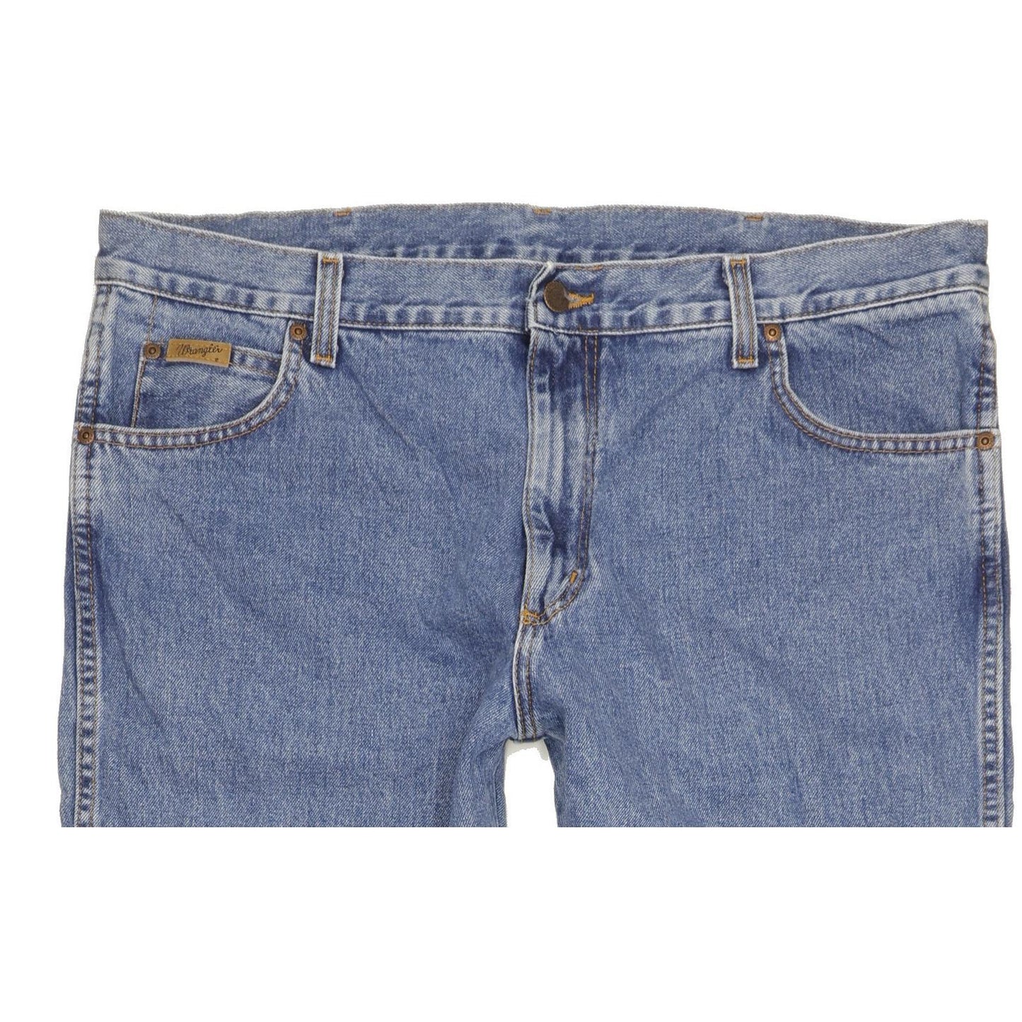 Wrangler Men Blue Straight Regular Jeans W38 L34