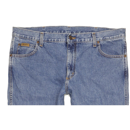 Wrangler Men Blue Straight Regular Jeans W38 L34