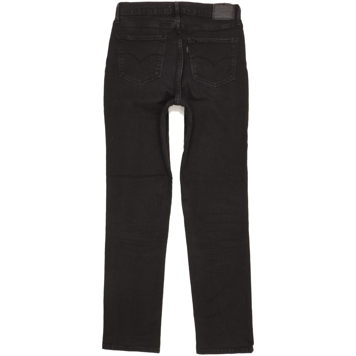 Levi's 724 Women Black Straight Slim Stretch Jeans W29 L31