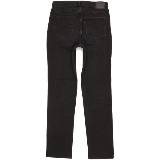 Levi's 724 Women Black Straight Slim Stretch Jeans W29 L31