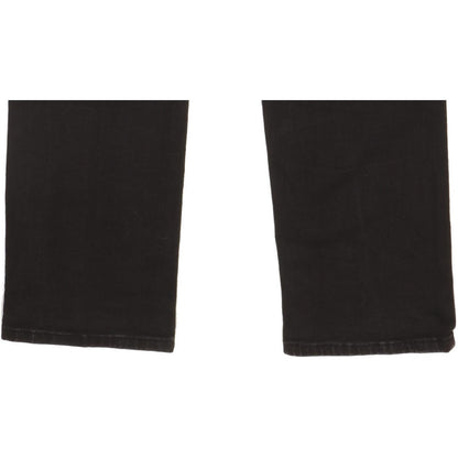 Levi's 724 Women Black Straight Slim Stretch Jeans W29 L31