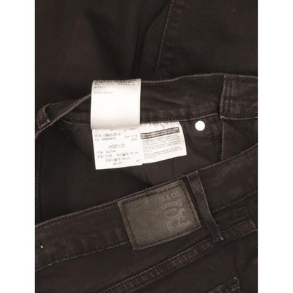 Levi's 724 Women Black Straight Slim Stretch Jeans W29 L31