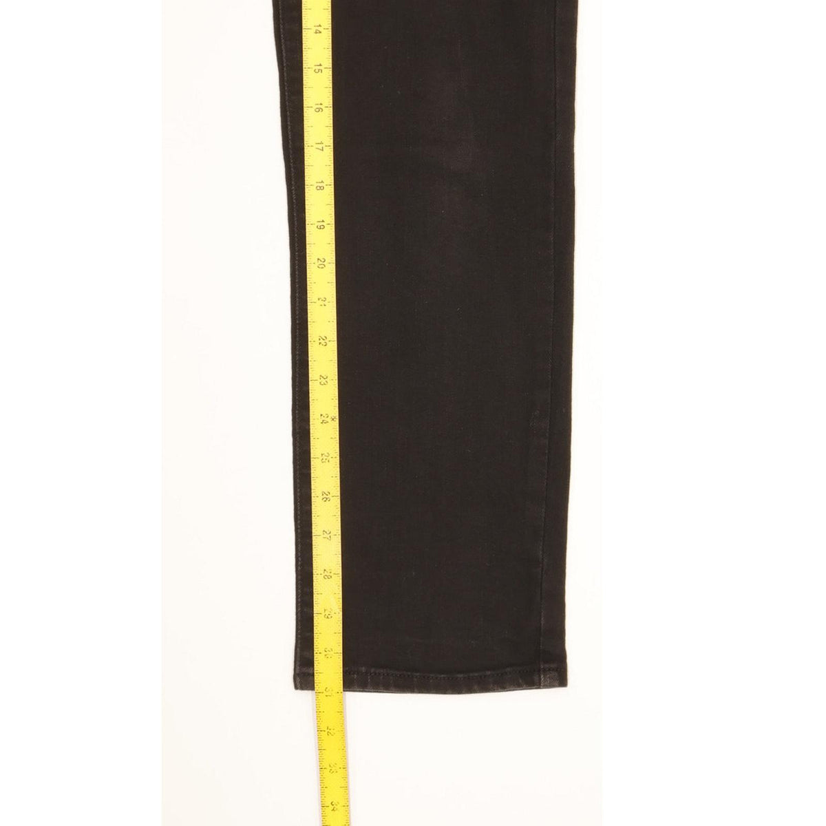 Levi's 724 Women Black Straight Slim Stretch Jeans W29 L31