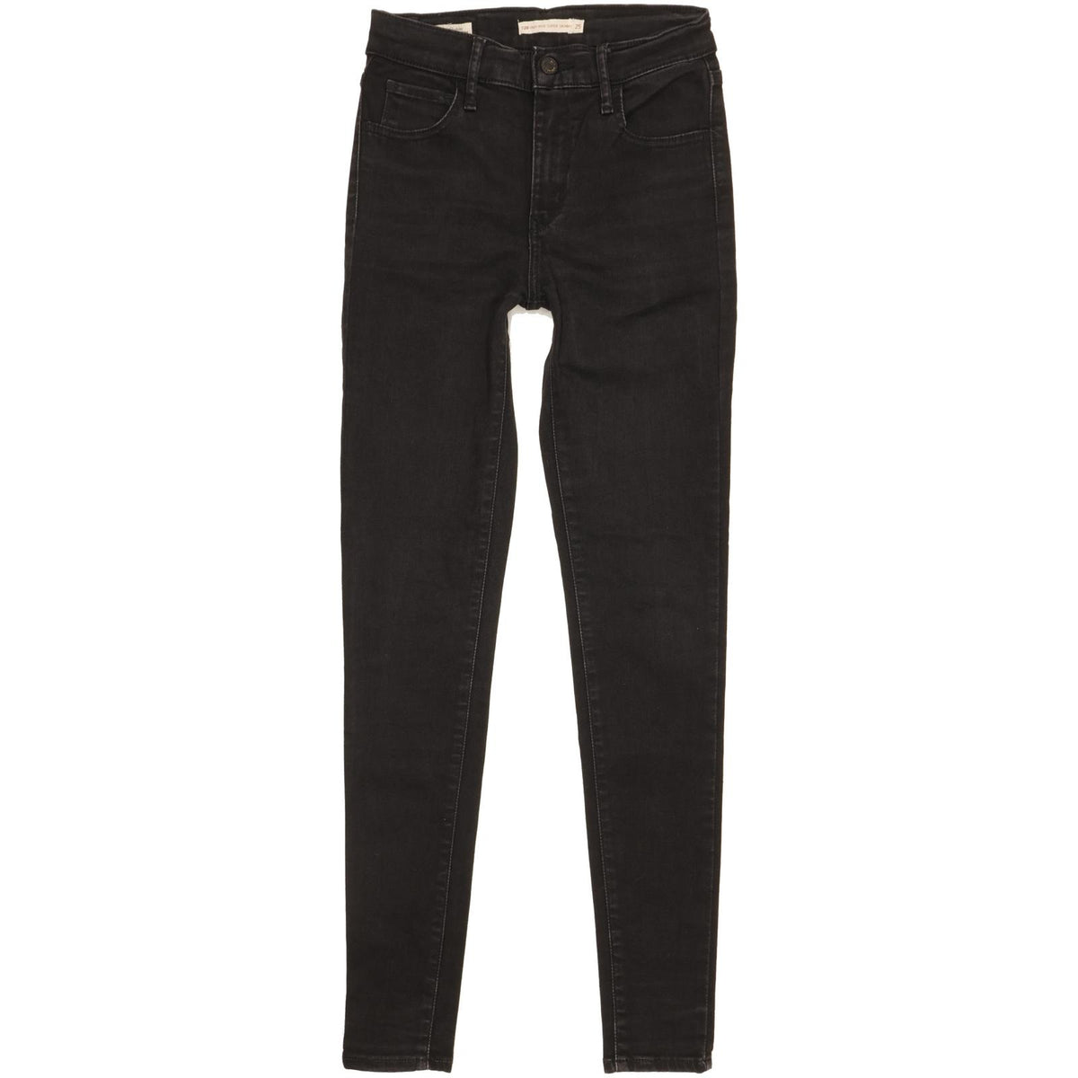 Levi's 720 Women Black Skinny Slim Stretch Jeans W25 L30