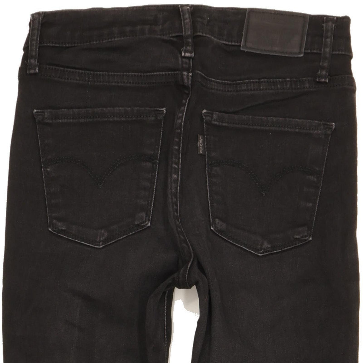 Levi's 720 Women Black Skinny Slim Stretch Jeans W25 L30