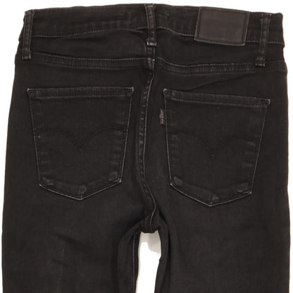 Levi's 720 Women Black Skinny Slim Stretch Jeans W25 L30