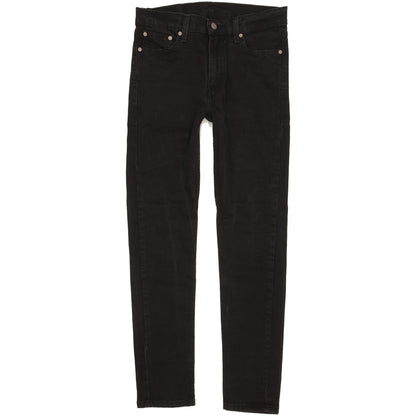 Levi's 510 Men Black Skinny Slim Stretch Jeans W30 L31